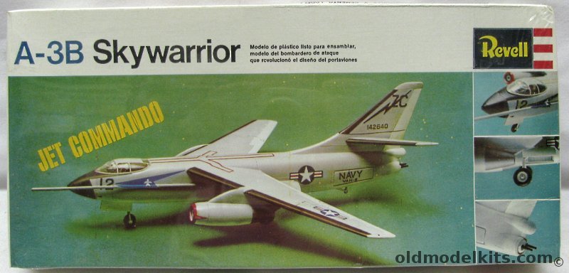 Revell 1/84 A-3B Skywarrior - Jet Commando Lodela Issue, H256 plastic model kit